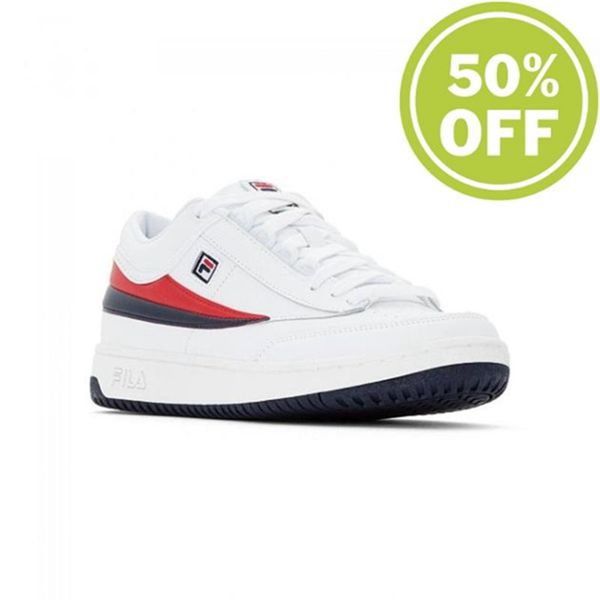 Fila T1 Mid Men's Sneakers - White,NZ 457-69872